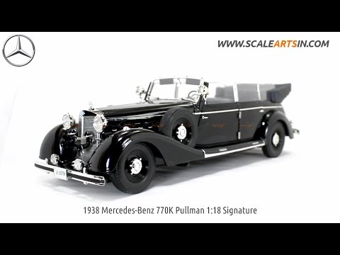 1938-mercedes-benz-770k-pullman-1:18-signature-models-diecast-scale-model-car-scaleartsin