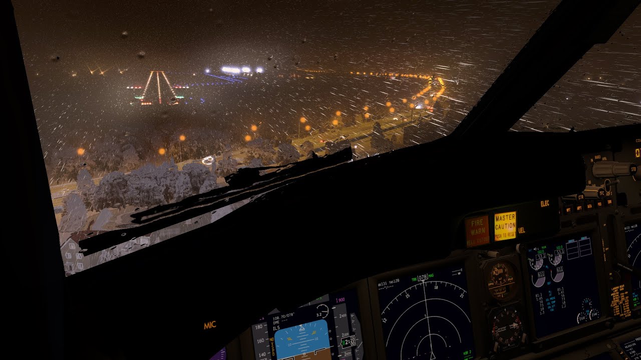 X-PLANE 11 XENVIRO GENEVA-INNSBRUCK LSGG-LOWI NIGHT FLIGHT IN THE