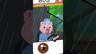 Rodas No ônibus de Transporte #Shorts #Music #animação #Kids #WheelsOnTheBus