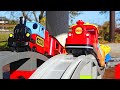 Lego Duplo train ☆ grade-separated rail course