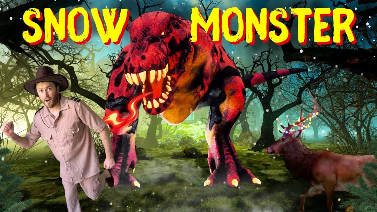 Мы отправляемся на охоту на снежного монстра | Охота на медведя | Детские стишки | Видео для детей