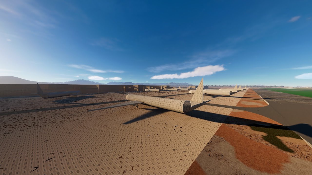 TDUSC Early WIP Ibiza Airport (epilepsy warning)
