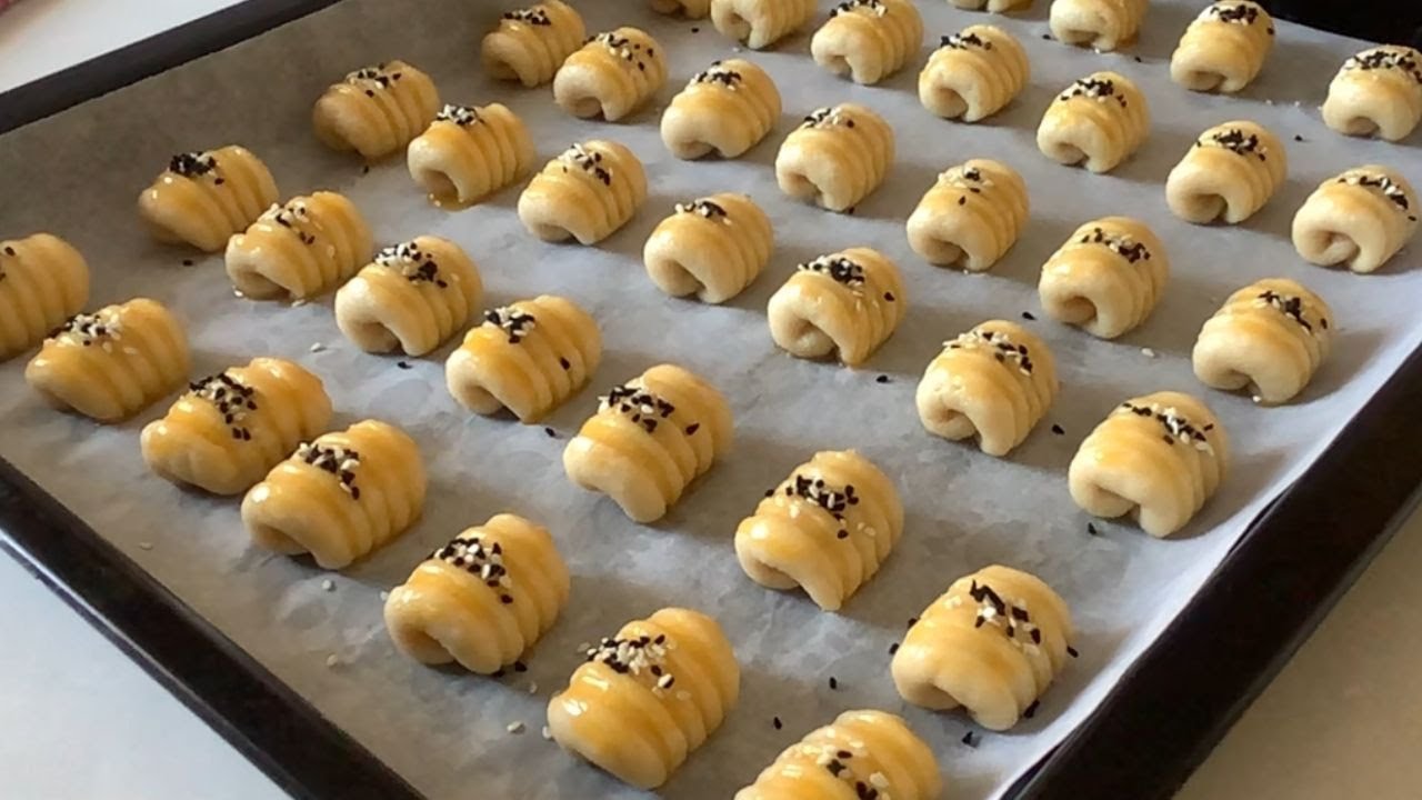 BU KURABİYELERE RESMEN AŞIK OLDUM 🙈 ŞEKLİ ŞAHANE LEZZETİ EFSANE NİŞASTALI TUZLU KURABİYE TARİFİ🔝