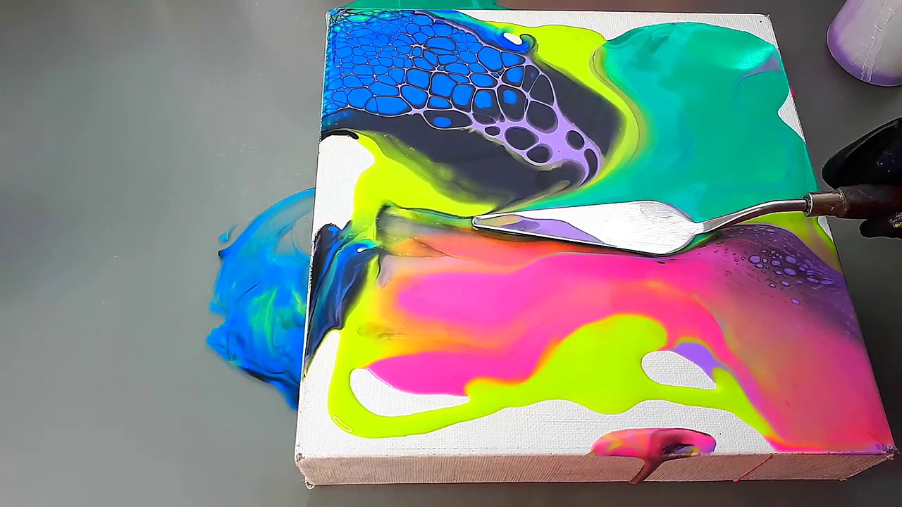 Fluid Painting Art ! Super Cells - YouTube