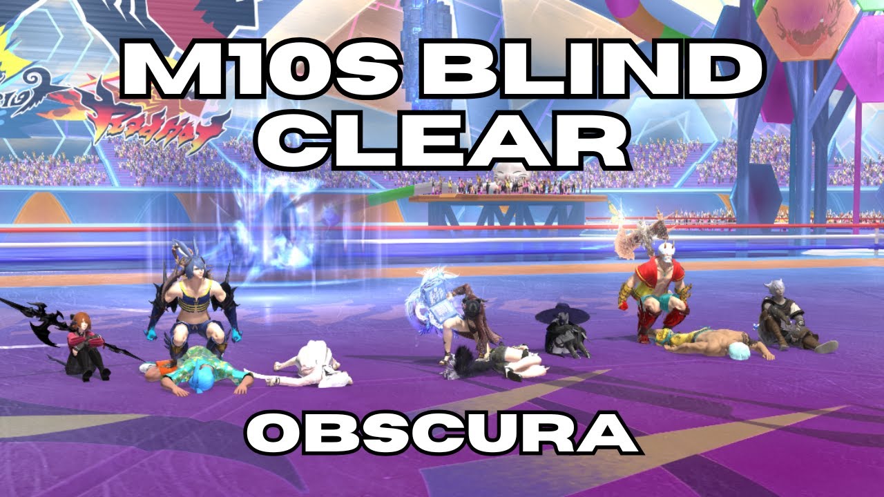 FFXIV - M10S Blind Clear Week 1 - White Mage POV | Rank 1 (24,830.2 rDPS) | Obscura