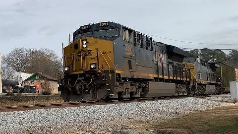 CSX L645 Barrels Through Chapin SC With A T4 GEVO Leading & A Sweet Horn Show On 12/16/2023