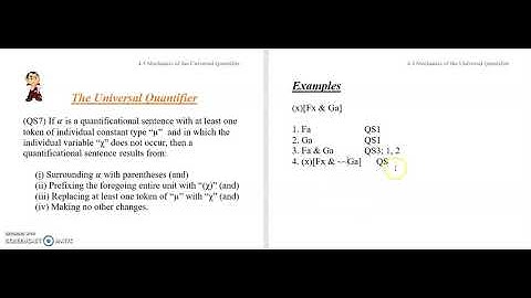 4.3b Quantificational Symbolization 3: Mechanics of the Universal Quantifier