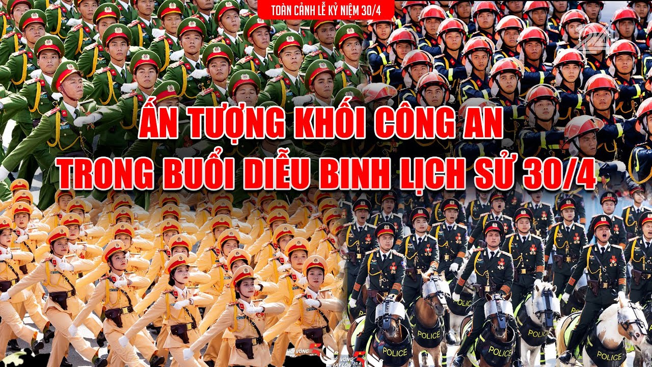 Ấn tượng khối Công an Nhân dân trong Lễ diễu binh lịch sử | VTV24