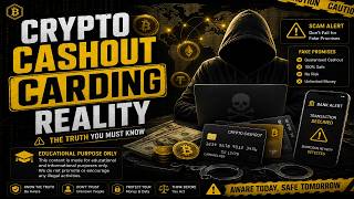 CRYPTO CASHOUT CARDING REALITY REVEALED !! IS IT POSSIBLE ?? ALL CARDERS SCAMMER ? FULL EXPOSE VIDEO