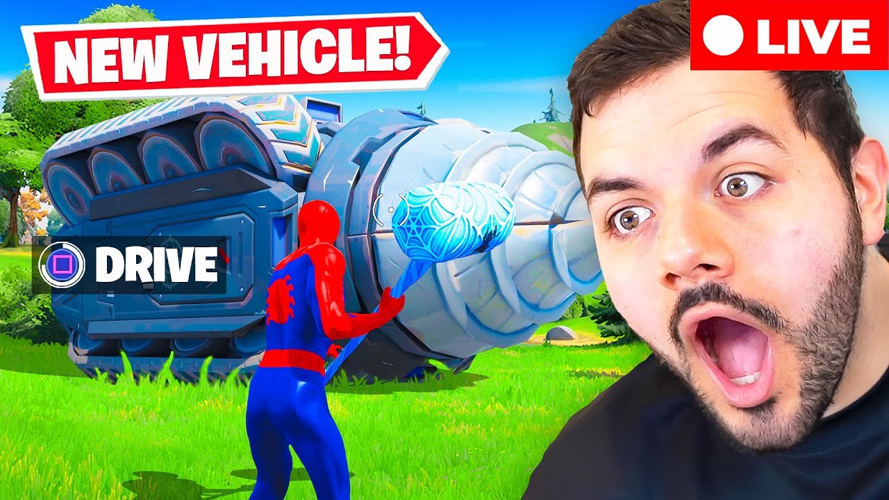 *NEW* DRILL TANK VEHICLE COMING TO FORTNITE?! W/ SYPHERPK
