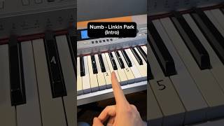 Numb - Linkin Park 💥 (Easy Intro Tutorial) #piano #tutorial #pianolessons #linkinpark