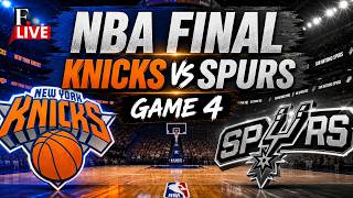 NBA FINALS LIVE: San Antonio Spurs vs New York Knicks | Game 4 | NBA Finals 2026