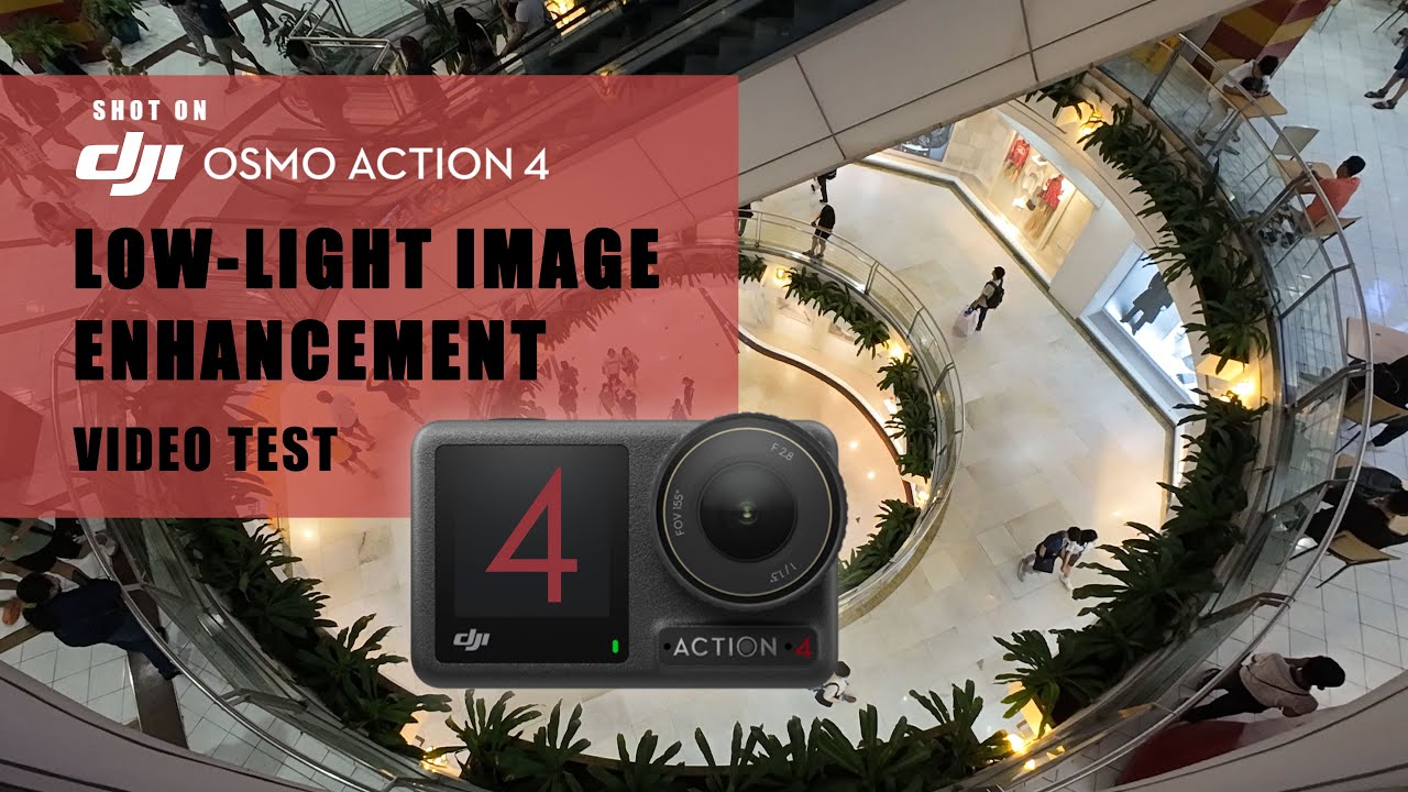 DJI Osmo Action 4 Low-Light Image Enhancement Feature | Sample Video | Night Mode