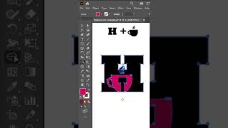 Design  a vector combination of H and a Cup like a pro | #adobe  #trending #logo #adobe #drawing #ai
