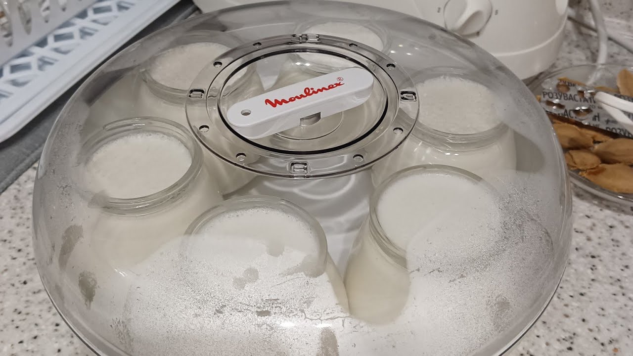 Делаем йогурты в йогуртнице Moulinex 582