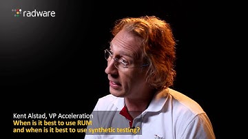 Real User Monitoring (RUM) vs Synthetic Testing  - Radware