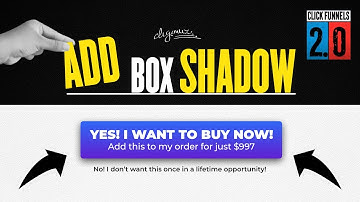 How to Add Shadows to any Element in Clickfunnels using CSS | Clickfunnels 2.0 CSS Series