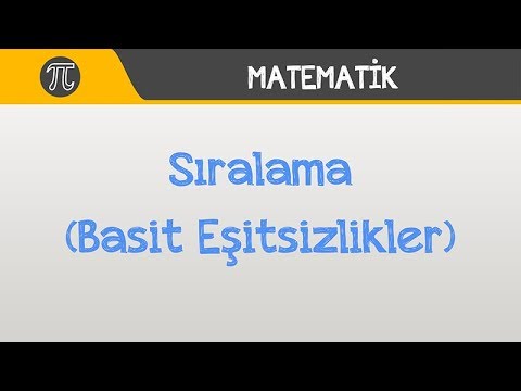 Sıralama (Basit Eşitsizlikler)