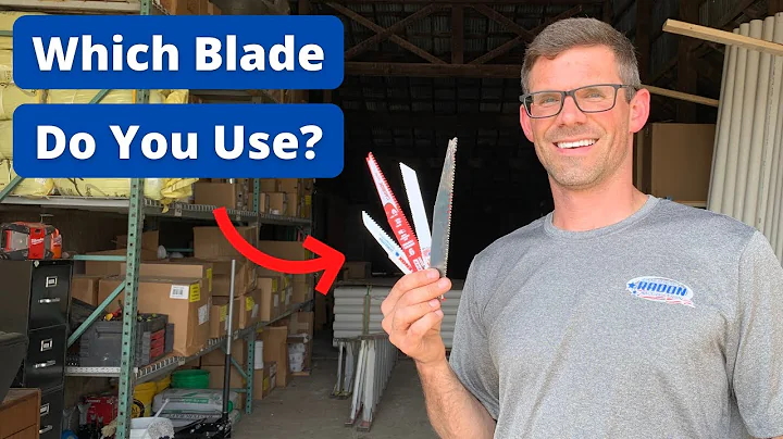 What is the Best Sawzall Blade for PVC?