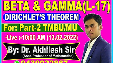 B.Sc(Part-2) || TMBU || Dirichlet