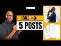 I Turned One Customer Call Into a Week of Social Posts (With Claude)