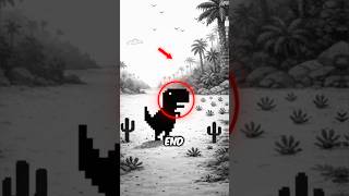 The Dinosaur finally reaches the end of Dino Offline Game…🥲 #shorts