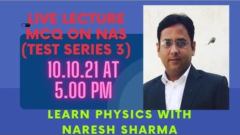 REVISION MCQ FROM NAS BOOKLET (TEST SERIES 3)