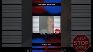 Shelby, Indiana Booking Records - 25 May 2026