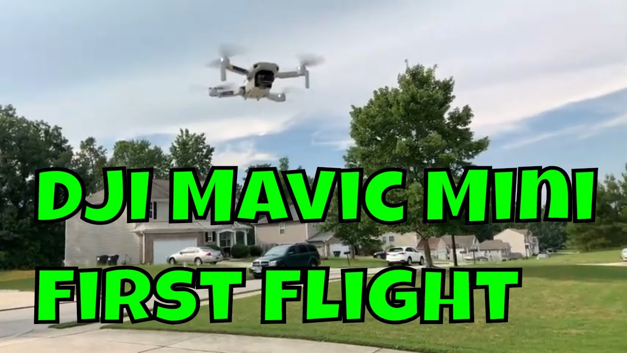 DJI Mavic Mini First Flight - YouTube