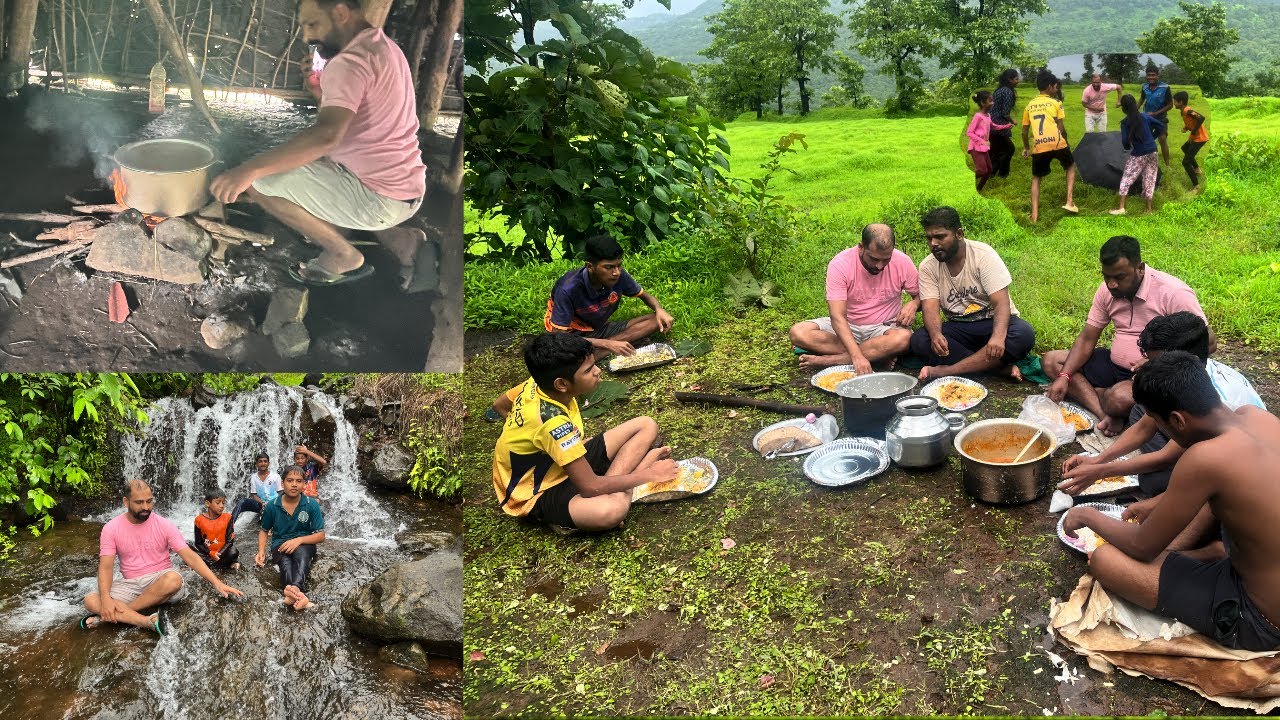 रानात गेलो पार्टी करायला| वाड्यात बनवले जेवण