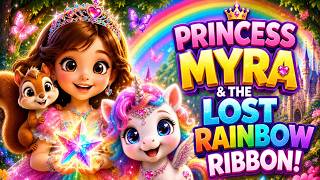 Princess Myra & the Lost Rainbow Ribbon✨🦄🌈| Moral Stories for Kids | Animated Story | Teaching Story