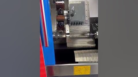 how CNC lathe turning and milling 2in1 works?#CNC#machine#CNCmachine #machinetool #precision#SYNECNC