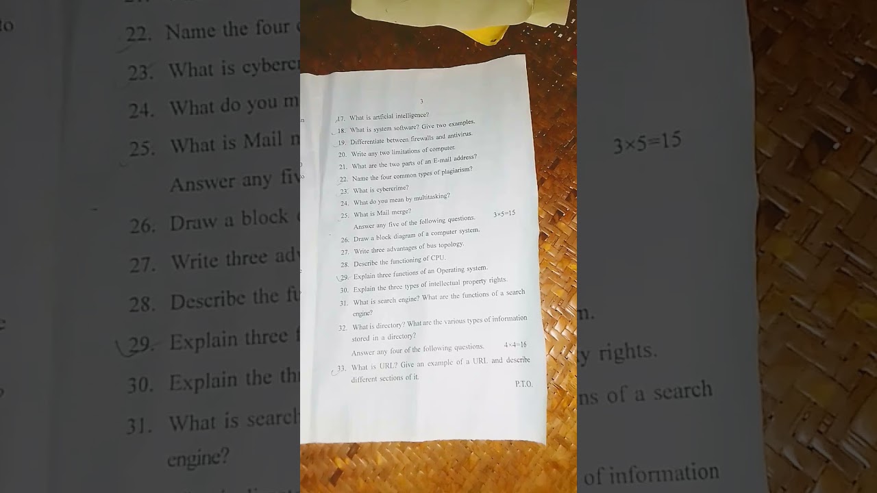 computer science half yearly examination 2022 class IX 