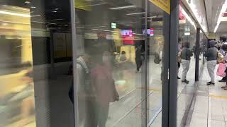 北捷淡水信義線車次106編組501/502台北101/世貿進站