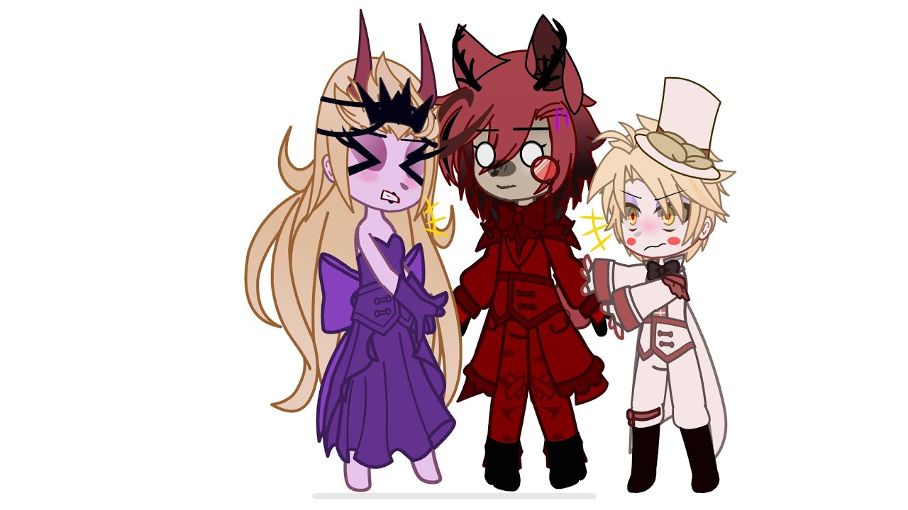 [ Hazbin hotel ] ~ lucifer x alastor / alastor x Lilith ~{I like radioapple more tbh}~