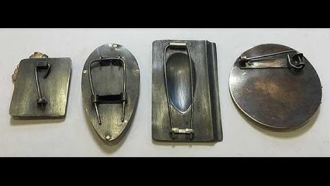 Brooches and Pin Backs: Part 1