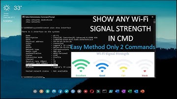 How to check Signal Strength in Command Prompt in Windows | CMD | Edward Labs