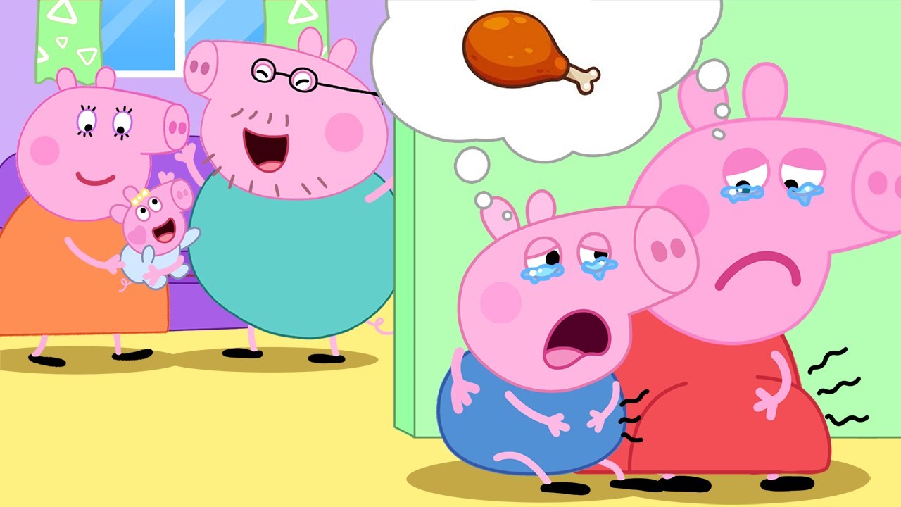Were Peppa and George Starved by Their Mother?!! | Peppa Funny Animation