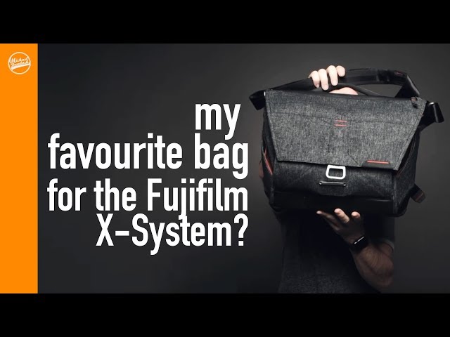 Review: my favourite Camera Messenger Bag for the Fujifilm X-T2 and X-H1  from Peak Design - YouTube