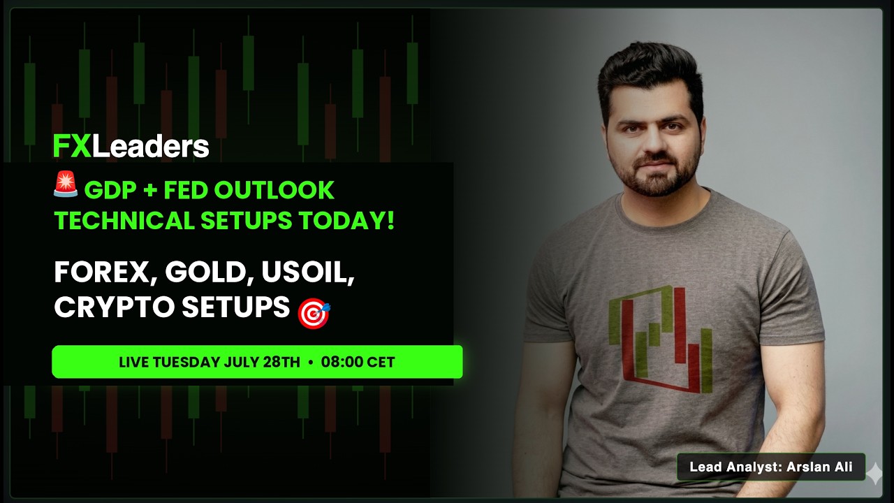 🚨 GDP + Fed Outlook | Technical Analysis July 28
