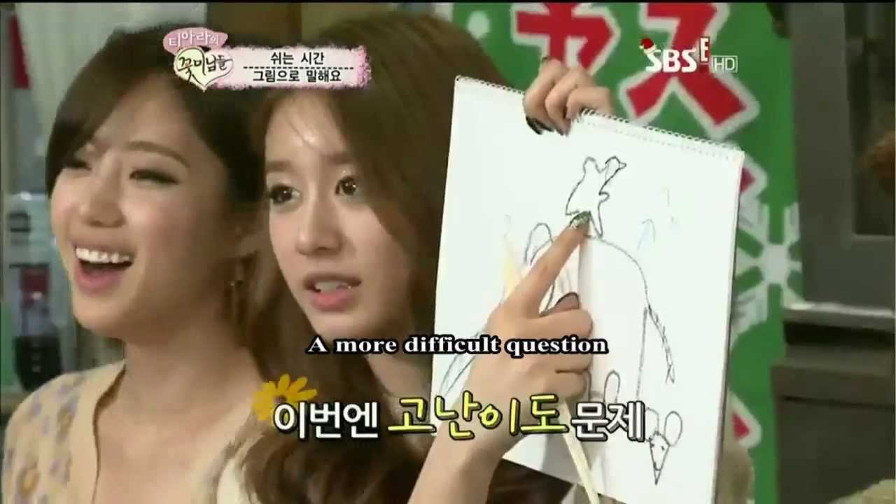(Eng) T-ara Jiyeon passion for drawing