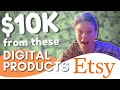 5 Digital Products To Sell Online With Etsy (10k PER MONTH products)