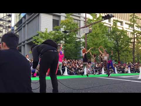 御堂筋ランウェイ2017 登美丘高校 バブリーダンス