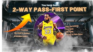 BEST 2-WAY-PASS FIRST POINT BUILD IN 2K20! RARE BUILD