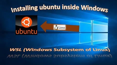 TUT 000 P01 Installing WSL #wsl #Windows #Linux #fea #c++