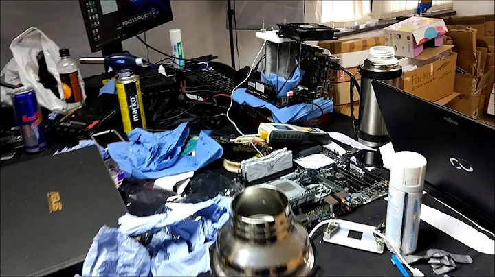 Pushing the Limits: Overclocking the CPU to 6.4GHz at Team MLG LN2 Bench Meet