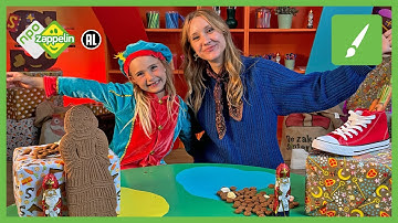SINTERKLAAS VIEREN MET KINDEREN! | Knutselfeest x Sinterklaas | NPO Zappelin