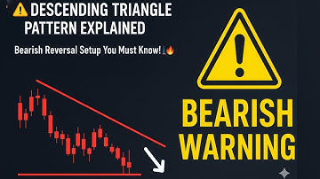 ⚠️ Descending Triangle Pattern Explained | Bearish Reversal Setup You Must Know! 📉🔥
