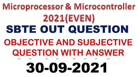 5.microprocessor and microcontroller mcq question and answer||  microprocessor and microcontroller
