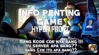 Masalah Kode CDK Hyper Front Kalian Harus Tau | Hyper Front Indonesia